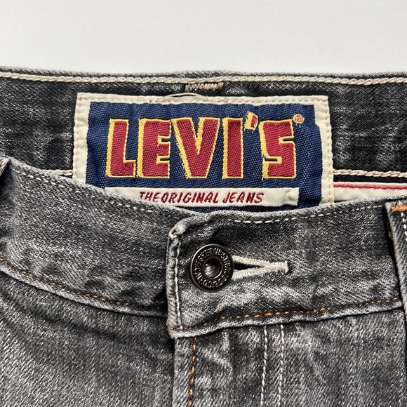 Men Levi’s Jeans 514 Grey Color - Picture 3 of 8